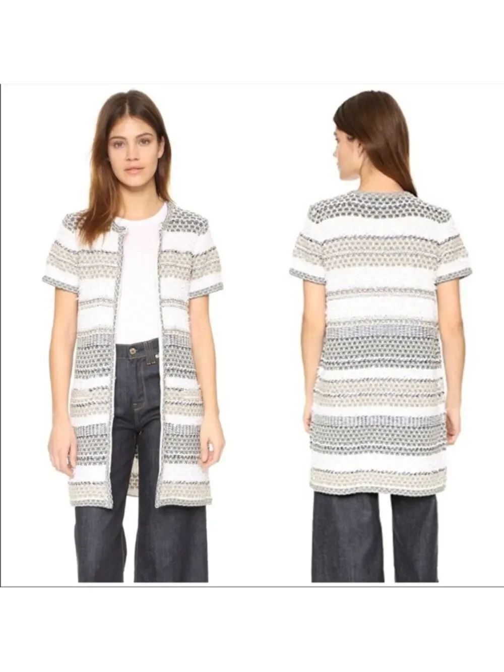 Diane Von Furstenberg Arryn Knit Cardigan Jacket S